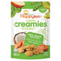 Happy Baby Organics Creamies Freeze-Dried Veggie & Fruit Snacks with Coconut Milk, Apple Spinach Pea & Kiwi