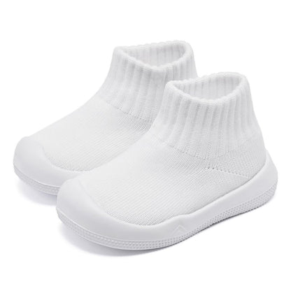 Eashi Baby Boy Girl Non-Skid Indoor Infant Walking Shoes Breathable Warm Elastic Sock Shoes with Memory Sole Protect Toes Outdoor Sneakers