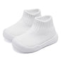 Eashi Baby Boy Girl Non-Skid Indoor Infant Walking Shoes Breathable Warm Elastic Sock Shoes with Memory Sole Protect Toes Outdoor Sneakers