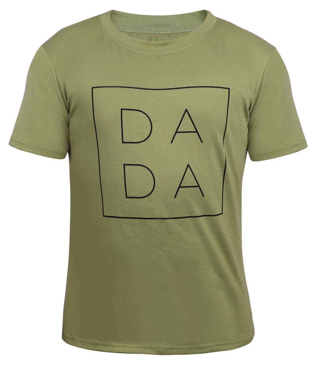 MNLYBABY Dad Shirts for Men Funny DADA Letter Print Graphic Tshirts Father Daddy Papa Gifts Tee Tops