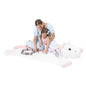 Plush PlushieRugs - Animal Rug for Kids Room, Fluffy Nursery and Fur Kids Rugs for Playroom - Big Large Stuffed Animals Irregular Shaped Rug that Works Great as Woodland Nursery Decor (Dinosaur)