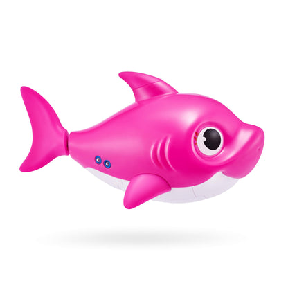 Robo Alive Junior Baby Shark New Silicon Fins Version Singing and Swimming Baby Shark (Yellow) by ZURU