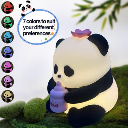 Led Cute Dog Night Light, Dimmable Nursery Puppy Kawaii Lamps, Super Squishy Silicone USB Rechargeable Touch Control Night Lamp for Kids Adults, Used for Camping Party Room Decor (Dog)