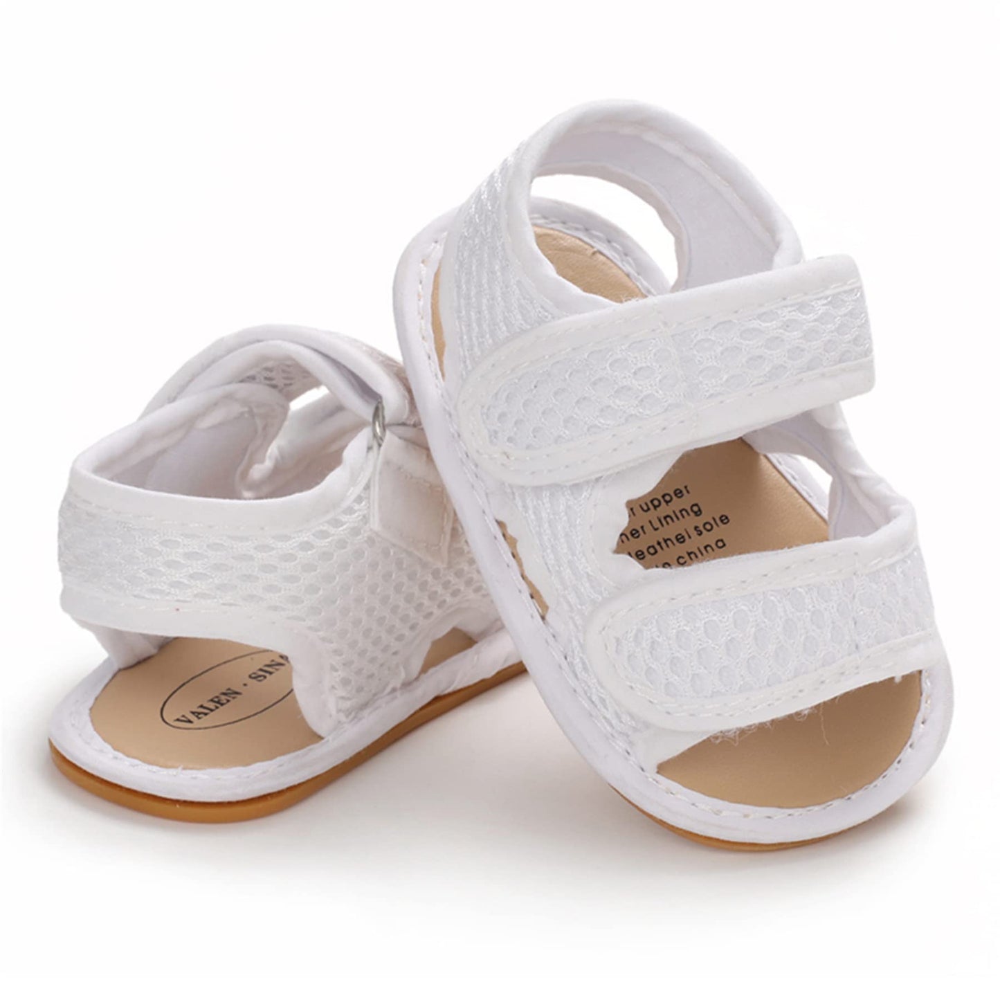 SOFMUO Baby Girls Boys Sparkly Bowknot Sandals Premium Soft Anti-Slip Rubber Sole Infant Summer Outdoor Shoes Toddler First Walkers