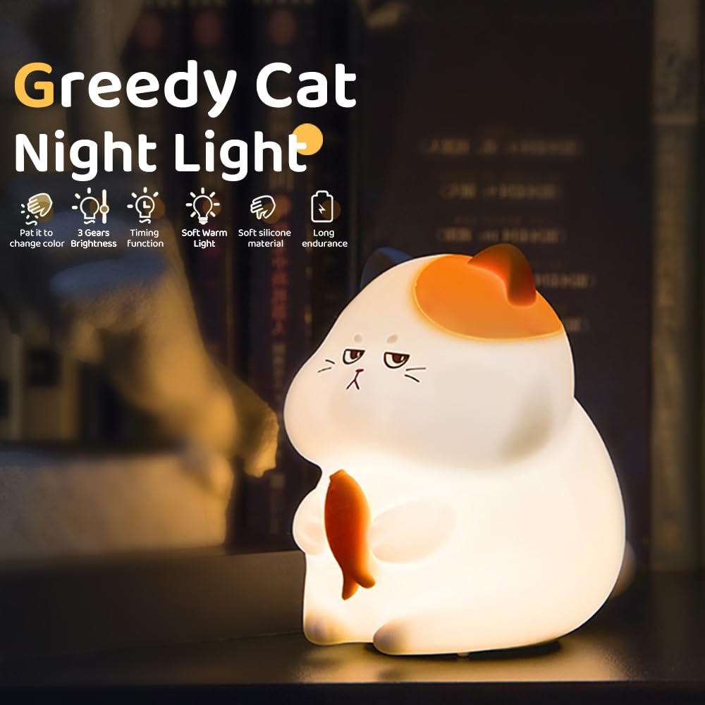 Cute Frog Night Light for Kids, Color Changeable Soft Silicone Sleeping Night Lamp for Nursery, Dimmable Timer Rechargeable Colorful Baby's Light Room Decor Children Gifts