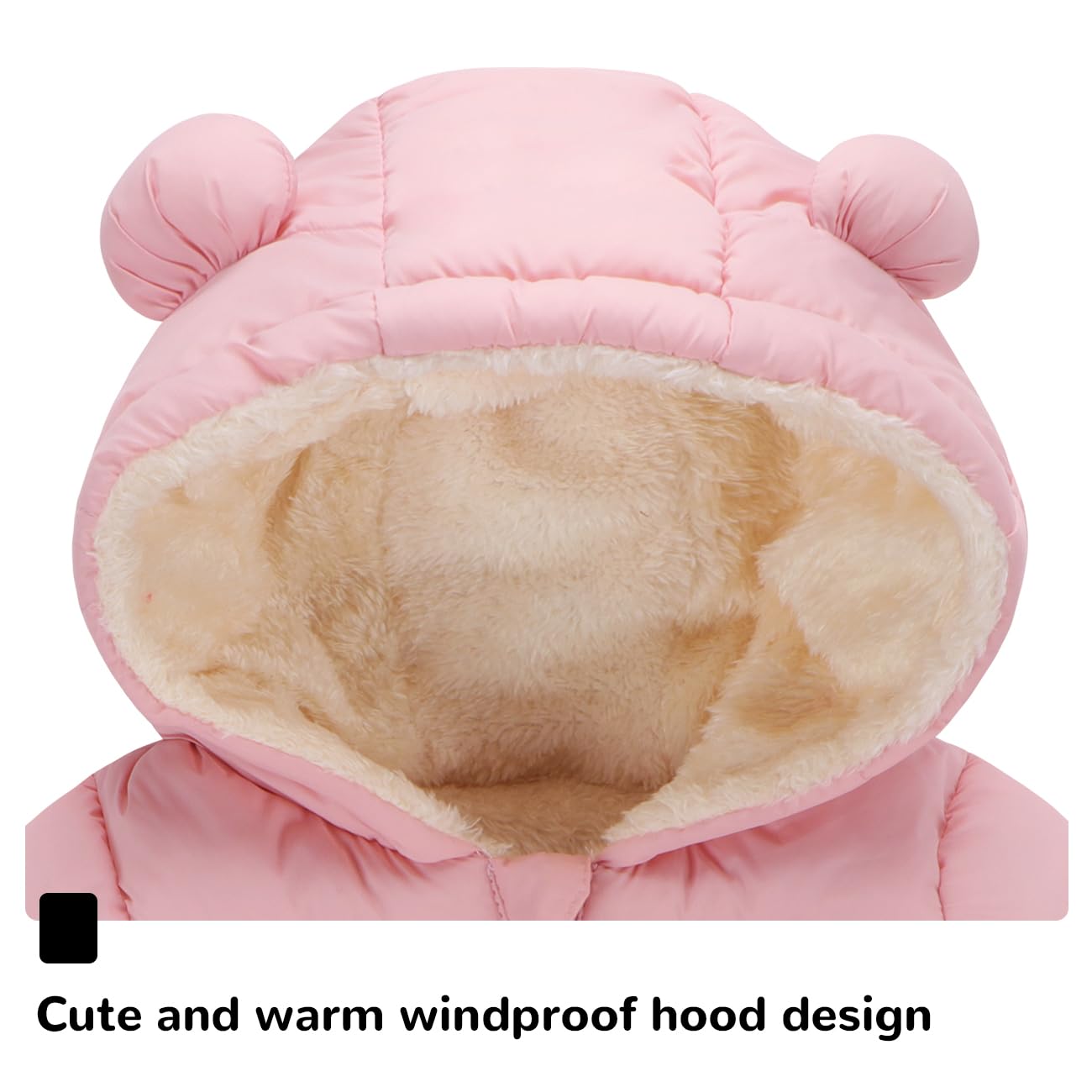 Newborn Baby Girls Fleece Outerwear Jacket Toddler Winter Coat Infant Clothes
