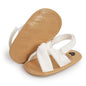 myppgg Baby Boys Girls Summer Sandals Non-Slip Soft Sole Infant Slippers Cotton Crib Shoes for Toddler First Walkers