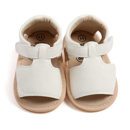 GAISUMMI Baby Girls Sandals Summer Bowknot Infant Crib Shoes Toddler Pu Leather Soft Rubber Sole First Walkers