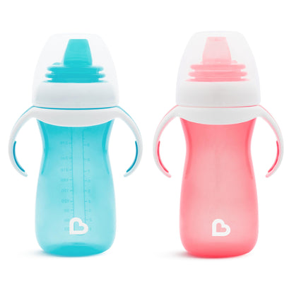 Munchkin® Gentle™ Transition Sippy Cup with Trainer Handles, 10 Ounce, Blue