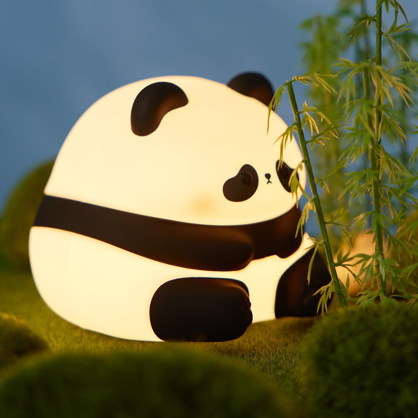 Night Light,LED Silicone Material, 3 Levels of Warm Light, Cute Animal Night Lamp for Kid's Room Decor and Breastfeeding Nursery, Squishy Novelty Bedside Lamp for Boys Girls Baby Children
