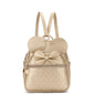 KL928 Girls Bowknot Polka Dot Cute Mini Backpack Small Daypacks Convertible Shoulder Bag Purse for Women