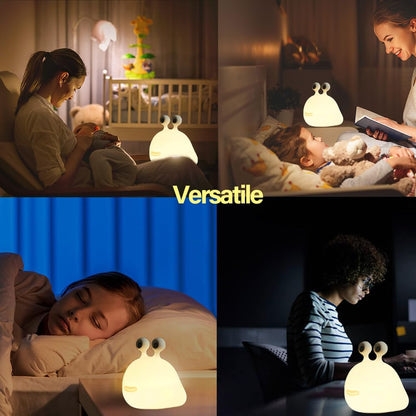 Led Cute Dog Night Light, Dimmable Nursery Puppy Kawaii Lamps, Super Squishy Silicone USB Rechargeable Touch Control Night Lamp for Kids Adults, Used for Camping Party Room Decor (Dog)