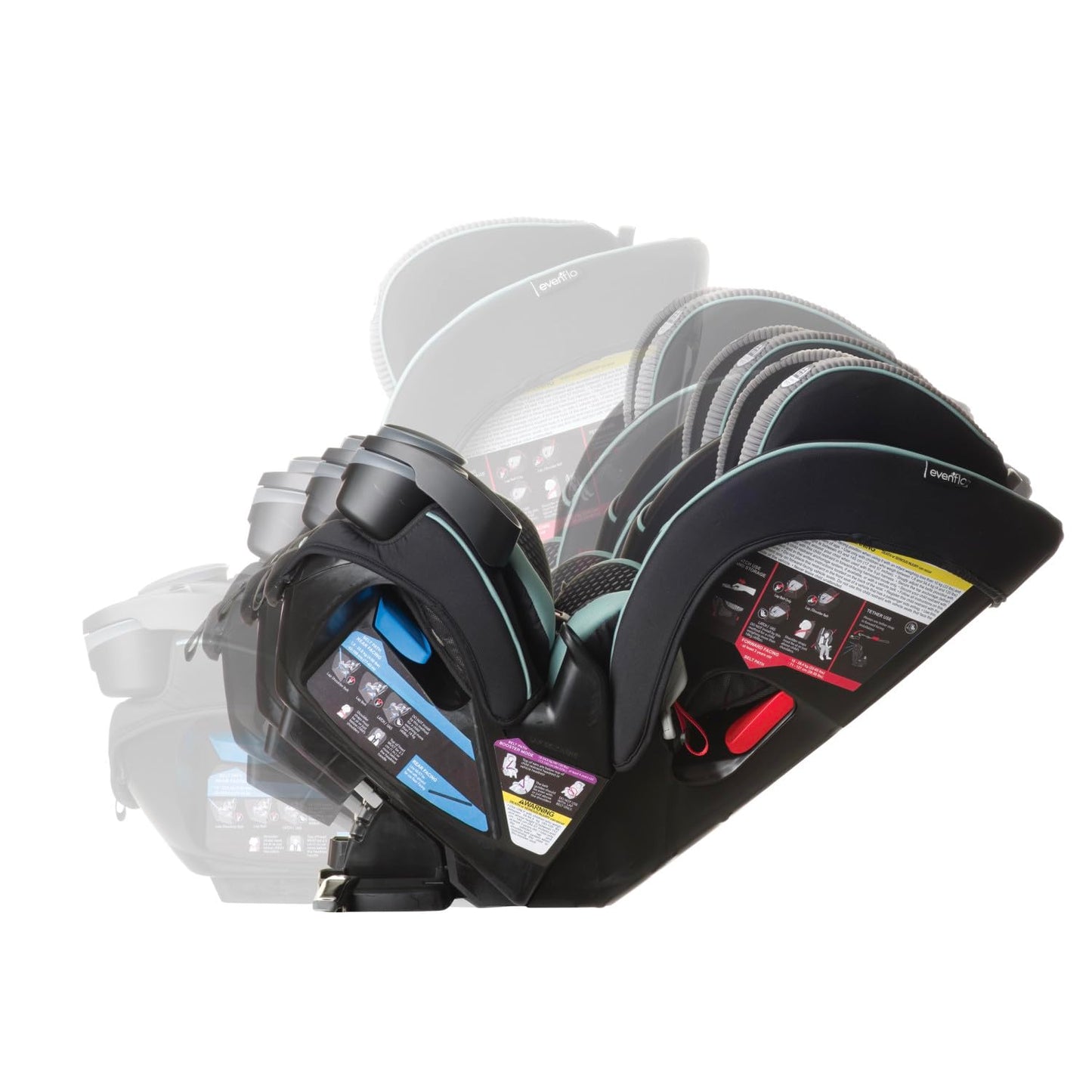 EveryFit/All4One 3-in-1 Convertible Car Seat (Augusta Pink)