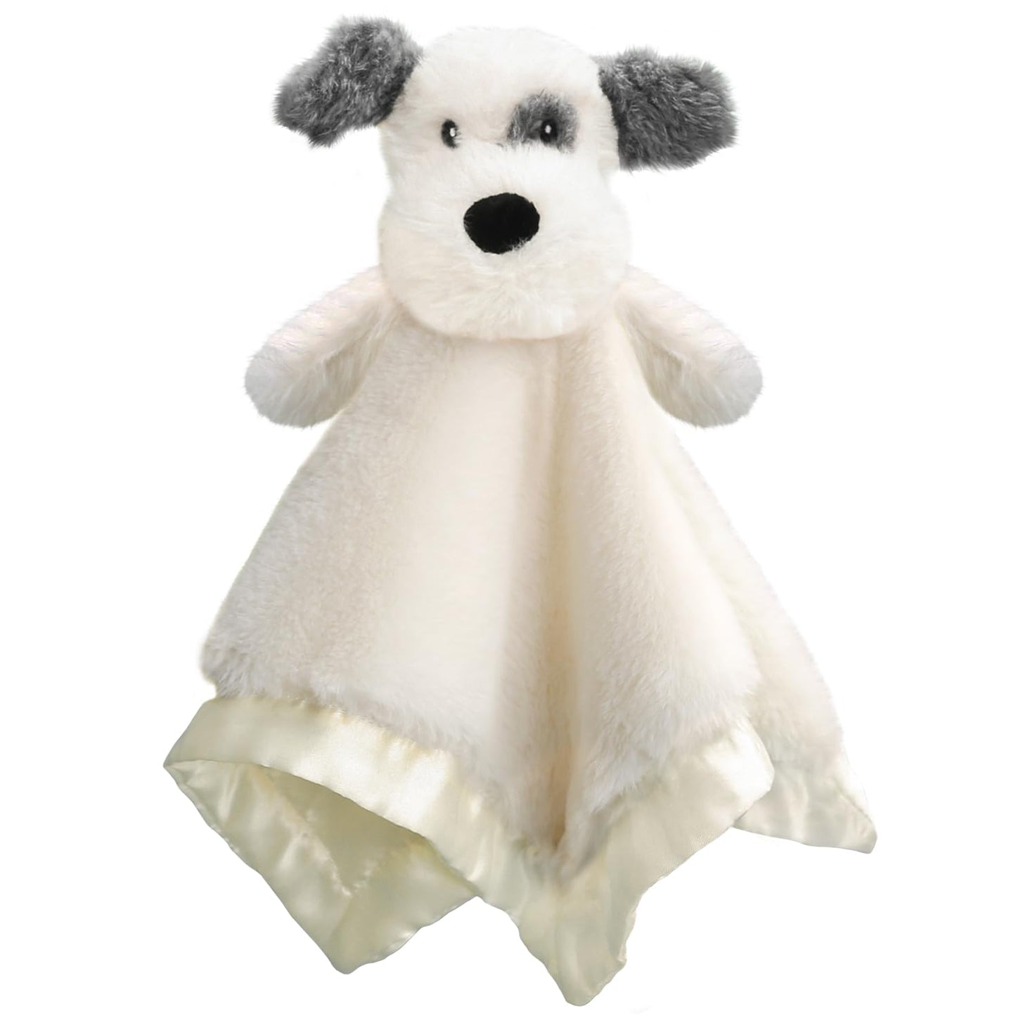 Bear Security Blanket Soft Baby Lovey Fluffy Blanket Unisex Lovie Snuggle Toy Baby Bear Stuffed Gift for Newborn, Boys and Girls, 13.5 Inch