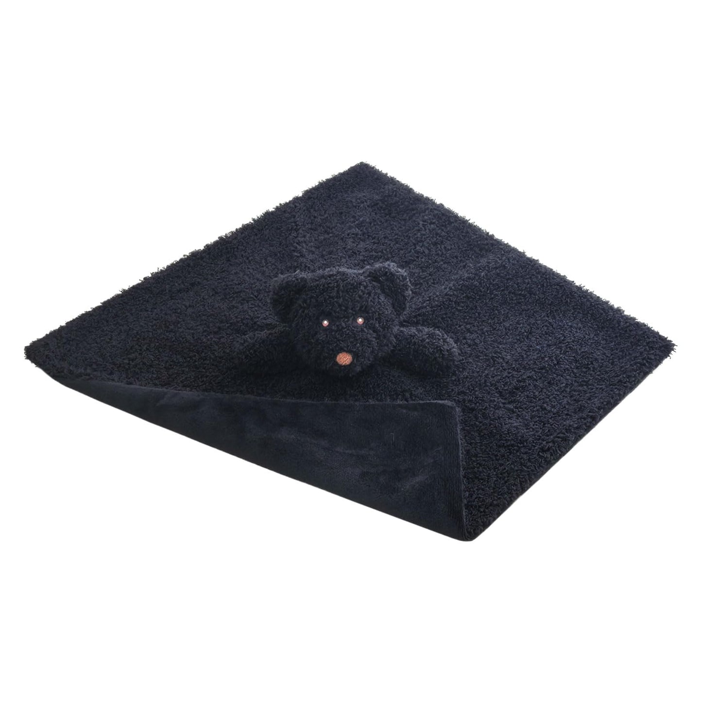 Baby Brown Teddy Bear Soft Stuffed Animal Security Blanket, Plush Bear Character Lovey Blanket, Baby Shower/Nursery Gift, Newborn Infant Toddler Snuggle Blankie for Boys Girls, 14 Inches