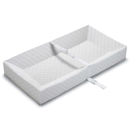 Summer by Ingenuity 4-Sided Changing Pad – Durable Quilted Changing Pad Made with Waterproof Material, Includes Infant Safety Belt with Quick-Release Buckle
