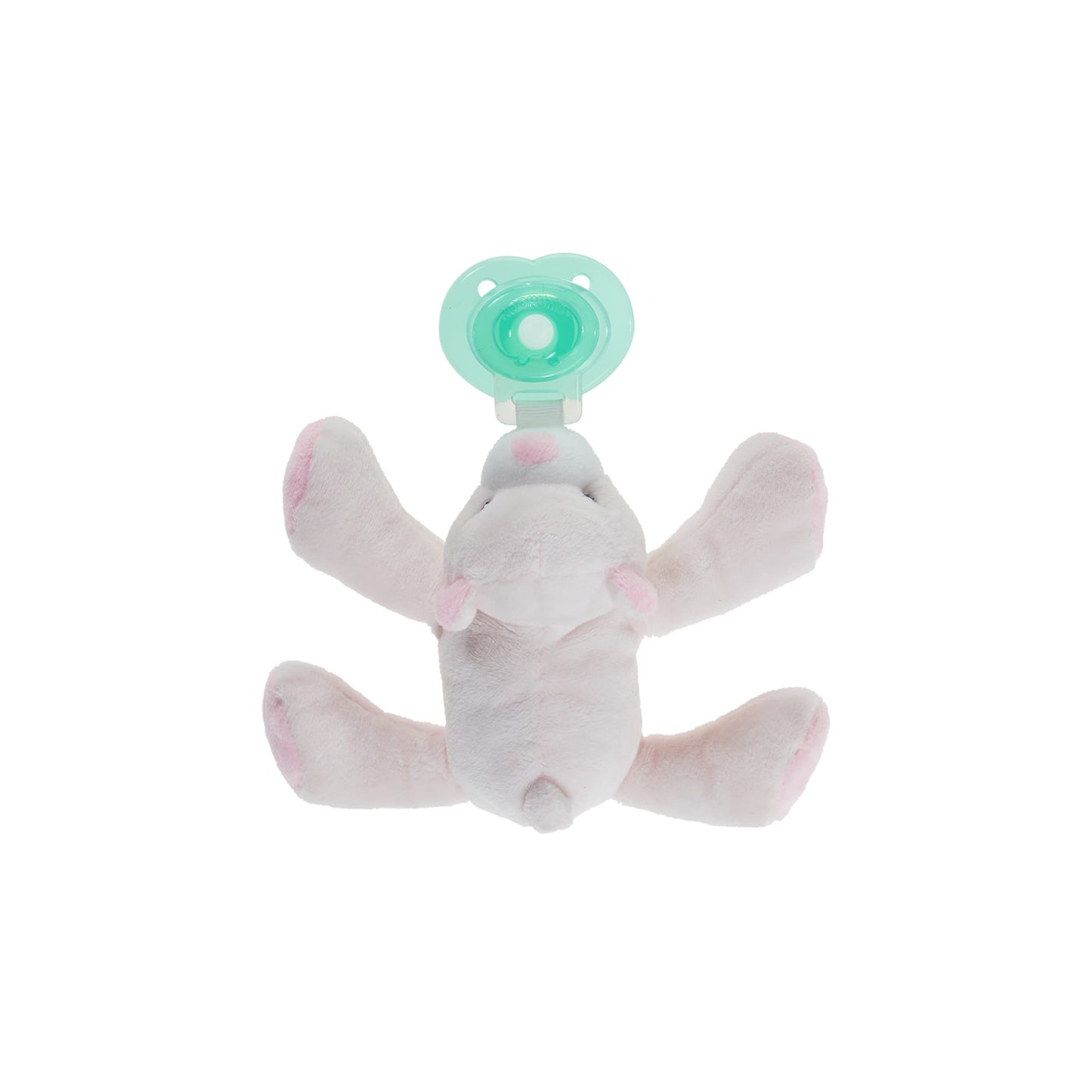 Nookums Paci-Plushies Buddies - Alligator Pacifier Holder - Adapts to Name Brand Pacifiers, Suitable for All Ages, Plush Toy Includes Detachable Pacifier