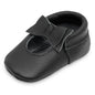 BirdRock Baby Bow and Knot Moccasins - Genuine Leather Baby Girl Shoes