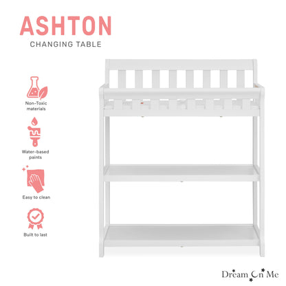 Dream On Me Ashton Changing Table, Natural, 34x20x40 Inch (Pack of 1)