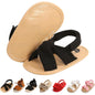 Infant Baby Boys Girls Sandals Summer Baby Wedding Dress Flat Shoes Newborn Crib Shoes First Walkers Prewalkers Shoes