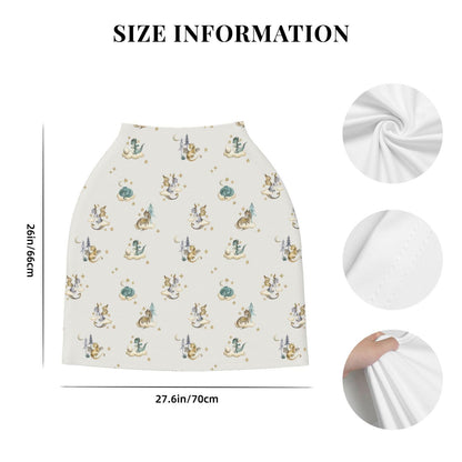 Cute Butterfly Baby Stuff Car Seat Covers Baby Multi-Use Car Seat Canopy Carrier Cover, Breathable Breastfeeding Cover Boys & Girls