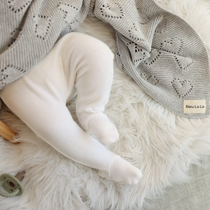 Swaddling Blanket for Girls - 100% Luxury Cotton Knit Heart Baby Blanket - Soft Warm Cozy Swaddle Receiving Stroller Crib Receiving Blanket for Newborns Infants & Toddlers (Pink, 0-2 Years)