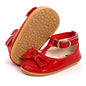 COSANKIM Baby Girls Mary Jane Flats Shoes Anti-Slip Rubber Sole Infant Toddler Princess Wedding Dress Shoes