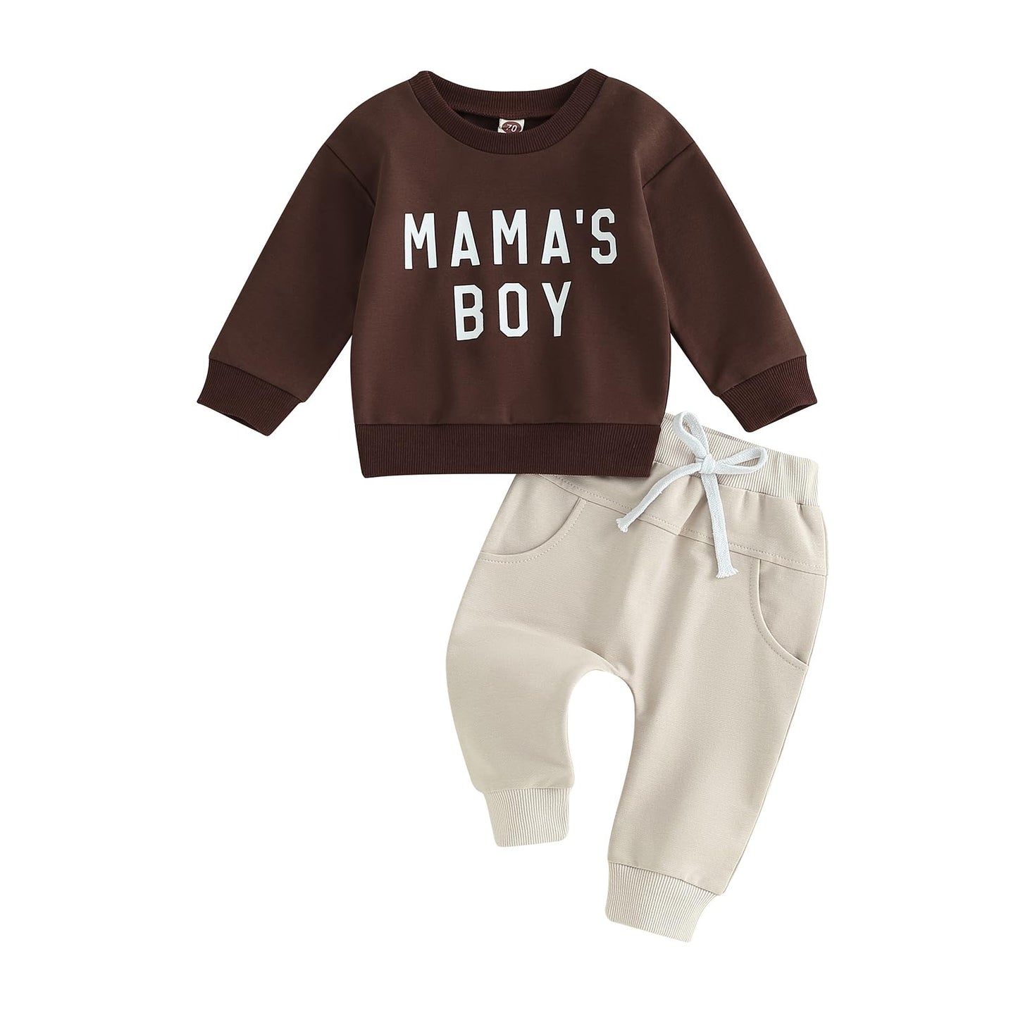 Gender Neutral Baby Boy Girl Fall Winter Clothes Sweatshirt Shirt Pants Toddler Infant Outfit