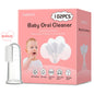 Baby Tongue Cleaner, Baby Toothbrush, 42Pcs Disposable Infant Toothbrush Clean Baby Mouth,Gauze Gum Cleaner Toothbrush Baby Oral Cleaning Stick Dental Care for 0-36 Month Baby+Free 1 Finger Toothbrush