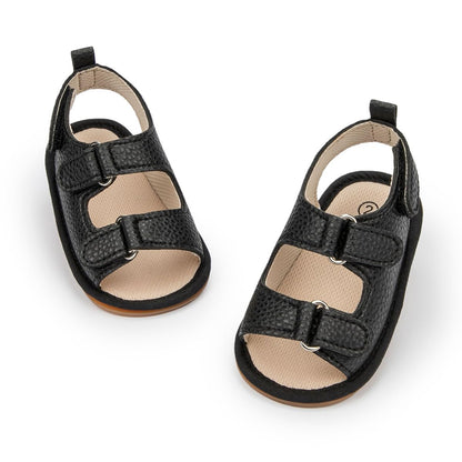 HsdsBebe Infant Baby Boys Girls Summer Beach Sandals Breathable Athletic Anti-slip Soft Sole Newborn First Walker Crib Shoes