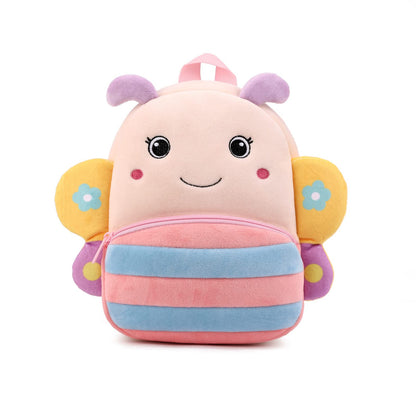 Toddler Backpack for Boys and Girls, Cute Soft Plush Animal Cartoon Mini Backpack Little For Kids 2-6 Years (Cows)