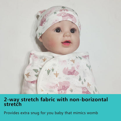 3-Pack Organic Baby Swaddle Sleep Sacks - Newborn Swaddle Sack - Baby Sleep Sack - Baby Swaddle Blanket Wrap…
