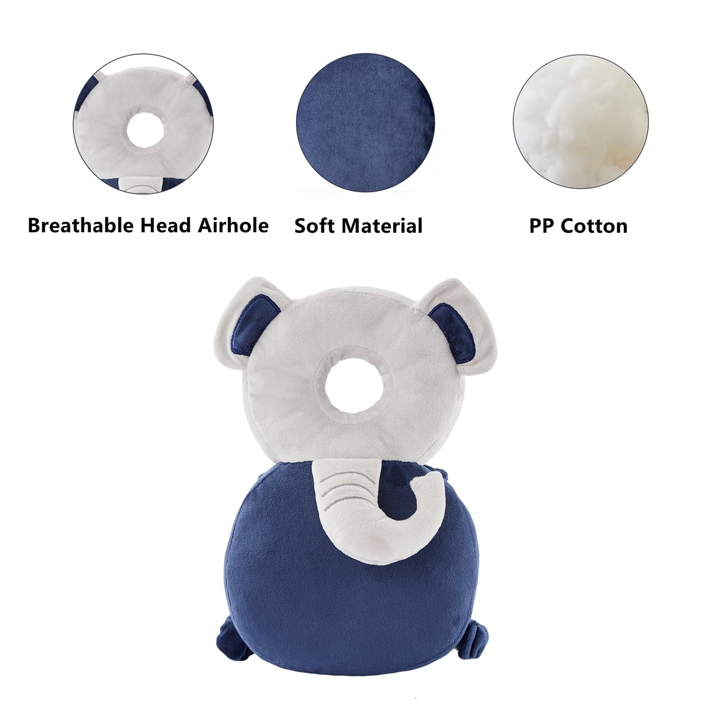 Baby Back Potection Toddler Safety Protector Cushion Pad Toddler Backpack for Crawling Walking Adjustable Toddlers Back Safety Pad for Boys and Girls(Green Dinosaur)
