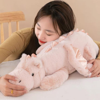 43.3Inches 7Lbs Blue Weighted Dragon Stuffed Animal, Large Blue Weighted Dragon Plush Toy for Kids and Adults(2025 Update Version)