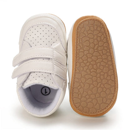 E-FAK Baby Shoes Boys Girls Infant Sneakers Non-Slip Rubber Sole Toddler Crib First Walker Shoes