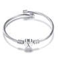 VQYSKO Gold Bracelets for Girls-A to Z Stainless Steel Heart Initial Girl Jewellery, Birthday Gifts for Girls
