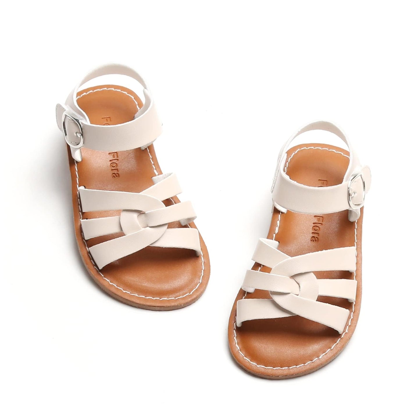 Felix & Flora Toddler Girl Sandals - Little Girl Easter Summer Dress Shoes Lightweight Open Toe Beach Holiday.