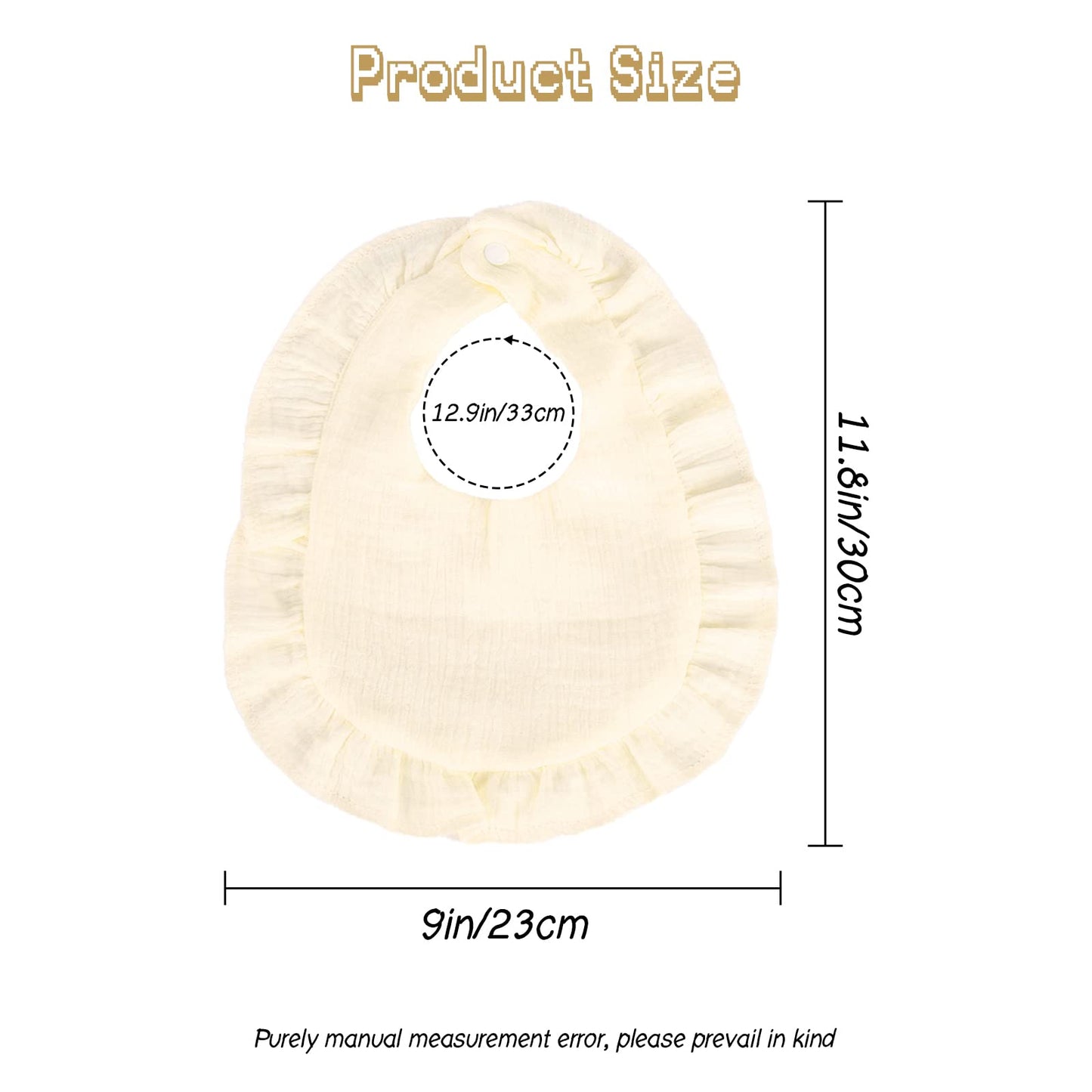 Baby Bibs Muslin Drool Teething Drooling Bibs for Baby Girl Boy Muslin Cotton