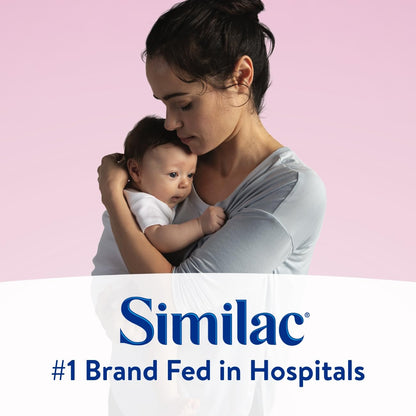 Similac Soy Isomil Infant Formula, for Fussiness & Gas, Plant-Based Protein, Baby Formula Powder, 30.8-oz Value Can, Pack of 4