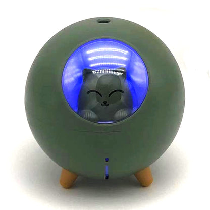 Lovely Quiet Mini Humidifier for Nursery - 7-Color Light, 2 Spray Modes, Auto Shut Off (White)