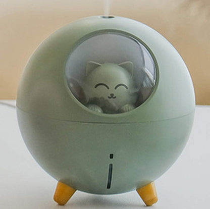 Lovely Quiet Mini Humidifier for Nursery - 7-Color Light, 2 Spray Modes, Auto Shut Off (White)