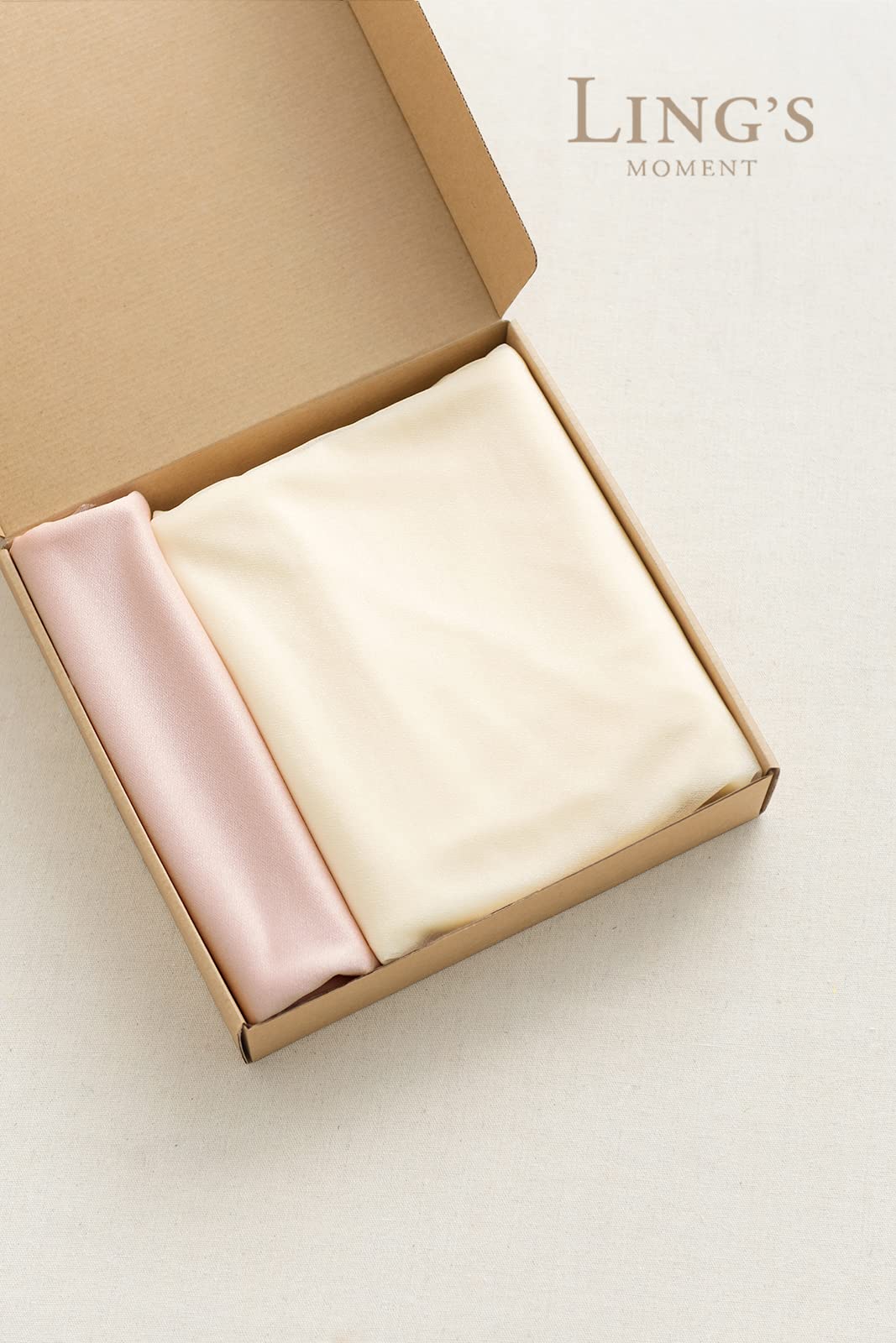 Ling's Moment Sheer Chiffon Table Cloth & Runner Set for 3x4ft Rectangle Table Decor in Dusty Rose & Blush for Wedding Reception and Parties
