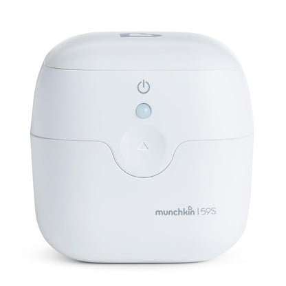 Munchkin Portable UV-C Cleaner for Pacifiers, Teethers and More, White