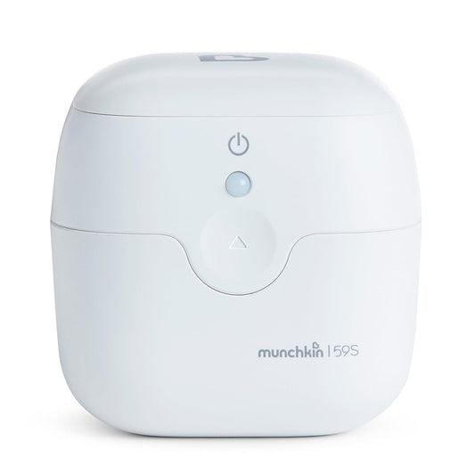 Munchkin Portable UV-C Cleaner for Pacifiers, Teethers and More, White