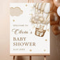 Personalized We Can Bearly Wait Baby Shower Welcome Sign, Welcome to Baby Shower Sign - Teddy Bear & Balloon Theme Décor #5