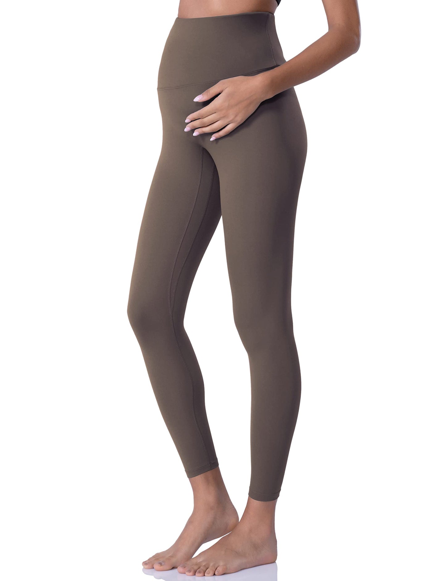 POSHDIVAH Women's Maternity Leggings Over The Belly Pregnancy Yoga Pants Active Wear Workout Leggings