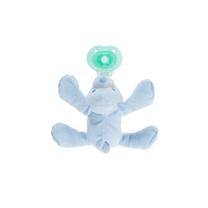 Nookums Paci-Plushies Buddies - Alligator Pacifier Holder - Adapts to Name Brand Pacifiers, Suitable for All Ages, Plush Toy Includes Detachable Pacifier