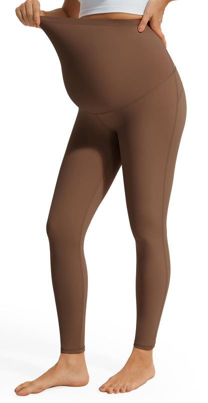 JOYSPELS Smooth Feeling Maternity Leggings Over The Belly with Pockets Workout Pregnancy Leggings