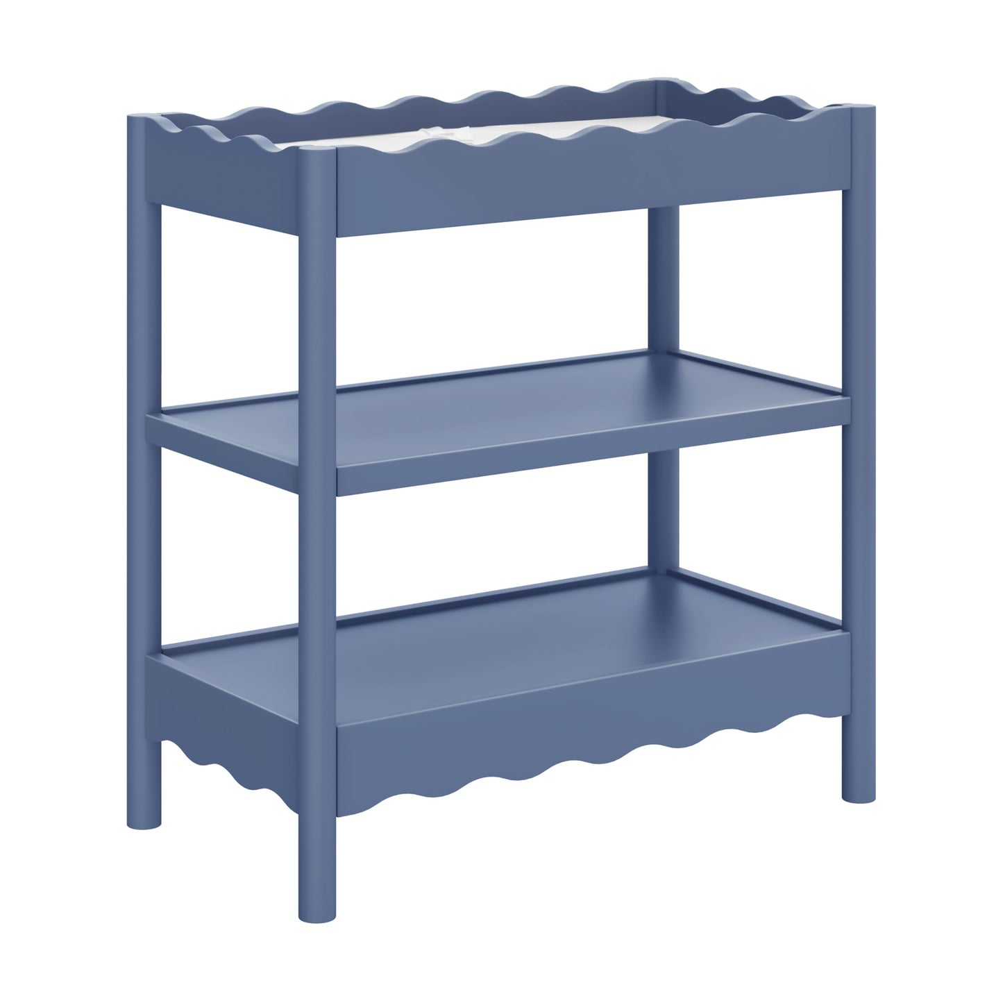 babyletto Swell Changing Table in Cove Blue, Greenguard Gold Certified