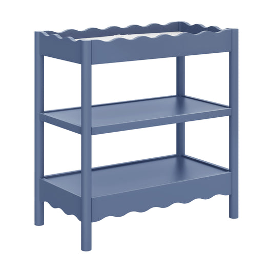 babyletto Swell Changing Table in Cove Blue, Greenguard Gold Certified